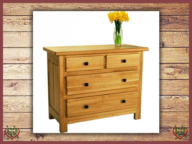 COUNTRY OAK 3 DRAWER CHEST | Paul Martyn Furniture UK