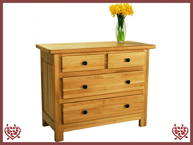 COUNTRY OAK 3 DRAWER CHEST | Paul Martyn Furniture UK