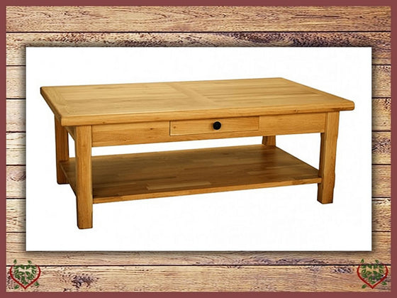 COUNTRY OAK COFFEE TABLE | Paul Martyn Furniture UK