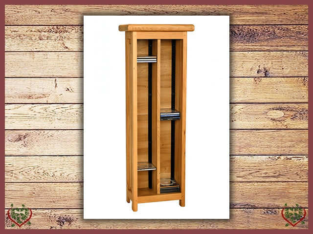 COUNTRY OAK CD TOWER | Paul Martyn Furniture UK