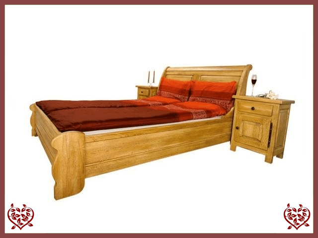 COUNTRY OAK KING SIZE BED (LOW FOOTBOARD) | Paul Martyn Furniture UK