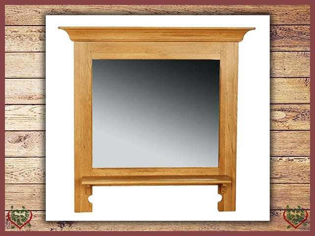 COUNTRY OAK WALL MIRROR | Paul Martyn Furniture UK