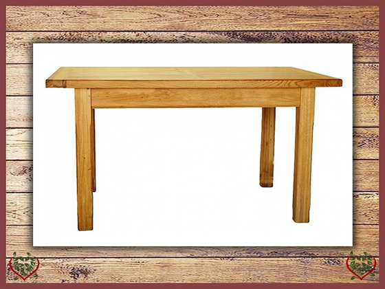 COUNTRY OAK 1.5 FIXED TOP DINING TABLE | Paul Martyn Furniture UK