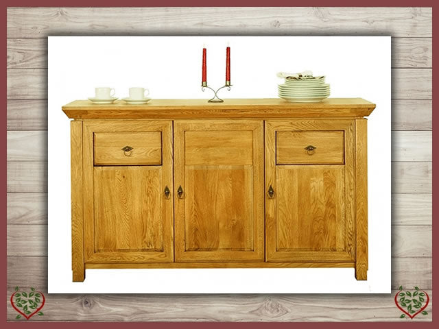 SIDEBOARD / 3 DOORS / 2 DRAWERS ~ TEMPLE COLLECTION - Paul Martyn Furniture
