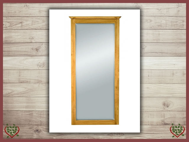 TEMPLE OAK WALL MIRROR | Paul Martyn Furniture UK