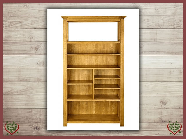 BOOKCASE/ DISPLAY CABINET ~ TEMPLE COLLECTION - Paul Martyn Furniture