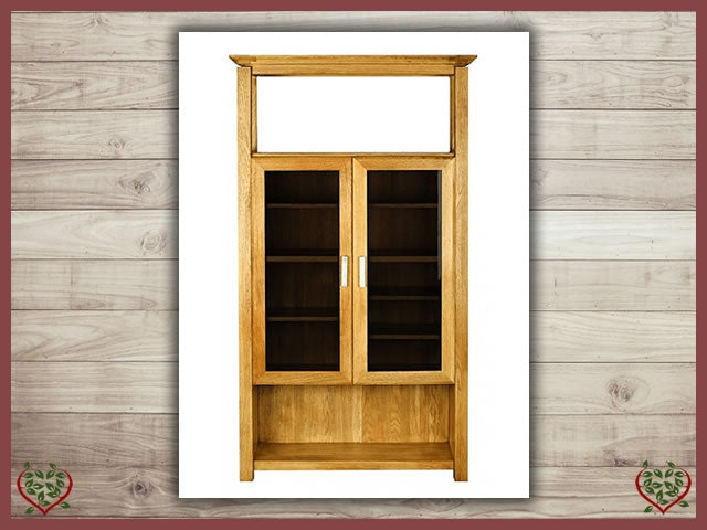 DISPLAY CABINET / 2 DOORS ~ TEMPLE COLLECTION - Paul Martyn Furniture