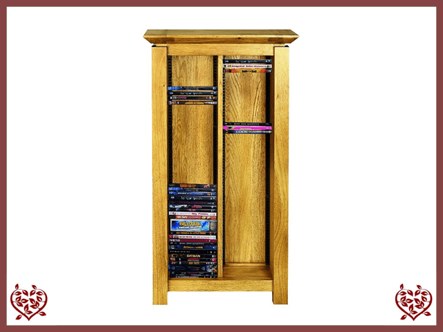 DVD RACK ~ TEMPLE COLLECTION - Paul Martyn Furniture
