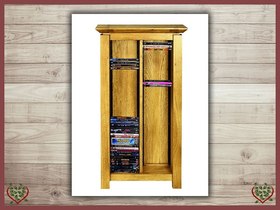 DVD RACK ~ TEMPLE COLLECTION - Paul Martyn Furniture