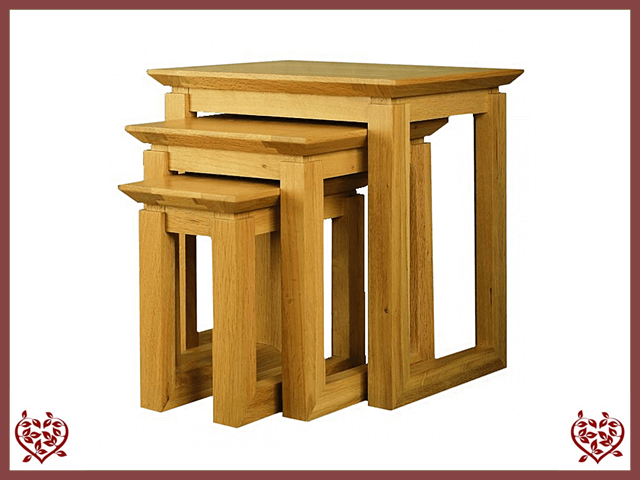 NEST OF TABLES ~ TEMPLE COLLECTION - Paul Martyn Furniture