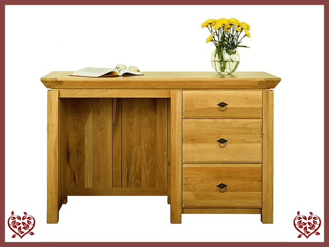 DESK / 3 DRAWERS ~ TEMPLE COLLECTION - Paul Martyn Furniture