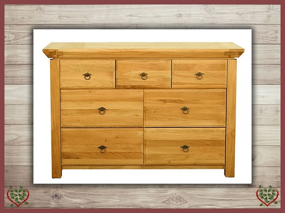 7 DRAWER CHEST ~ TEMPLE COLLECTION - Paul Martyn Furniture