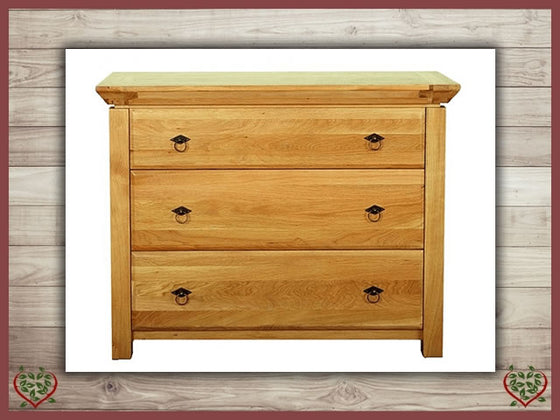 3 DRAWER CHEST ~ TEMPLE COLLECTION - Paul Martyn Furniture