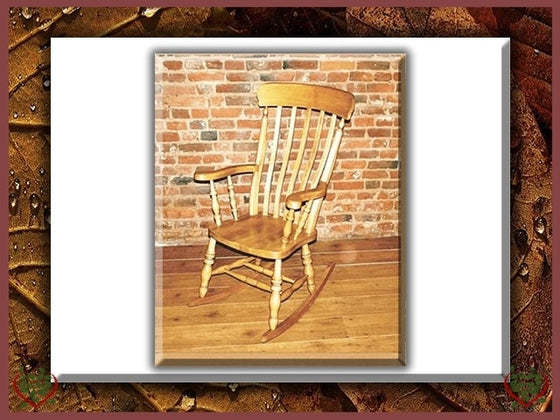 ROCKING CHAIR SLAT BACK | Paul Martyn Furniture UK