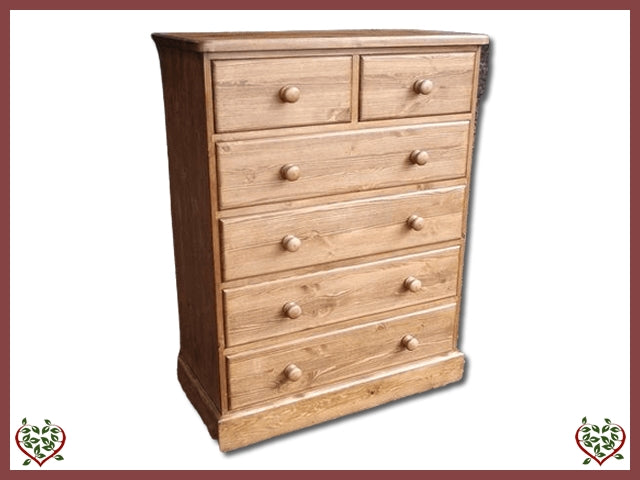 COUNTY 2 OVER 4 CHEST OF DRAWERS | Paul Martyn Furniture UK