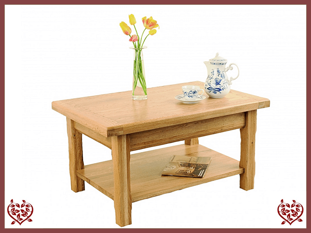 COUNTRY OAK COFFEE TABLE | Paul Martyn Furniture UK