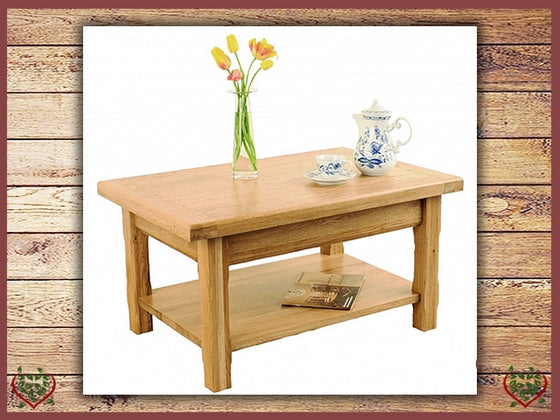 COUNTRY OAK COFFEE TABLE | Paul Martyn Furniture UK