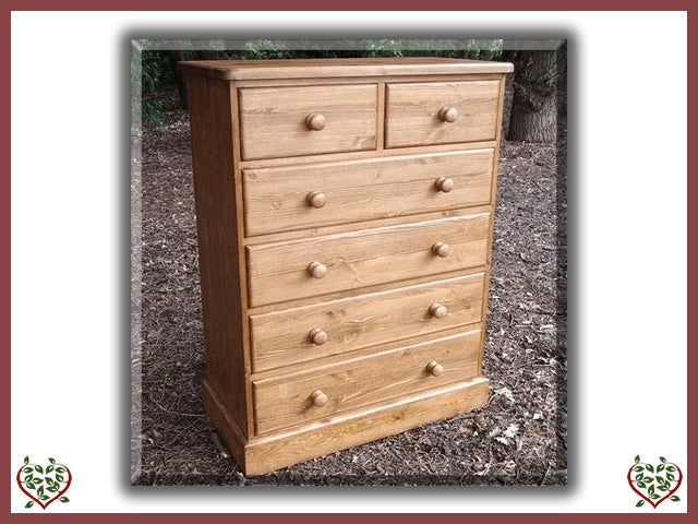 COUNTY 2 OVER 4 CHEST OF DRAWERS | Paul Martyn Furniture UK