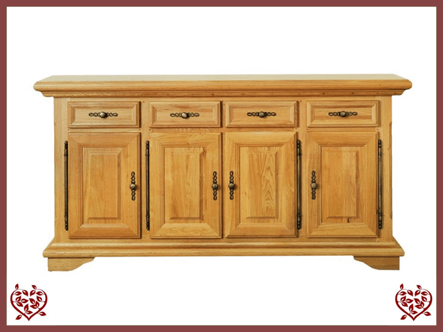 COURTIER OAK SIDEBOARD, 4 DOORS/4 DRAWERS | Paul Martyn Furniture UK