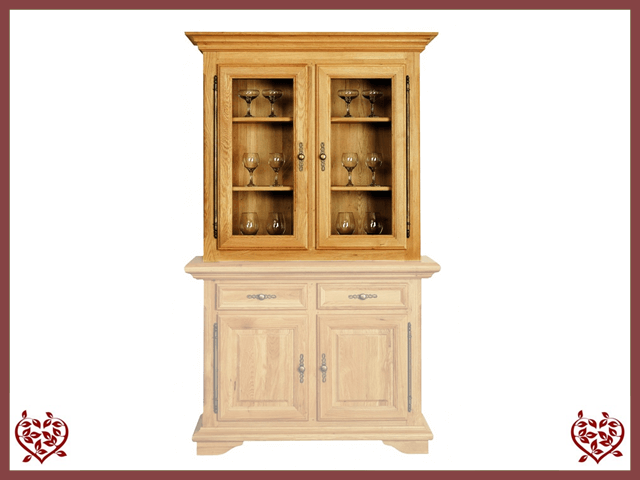 COURTIER OAK CABINET TOP ONLY – 2 DOORS | Paul Martyn Furniture UK