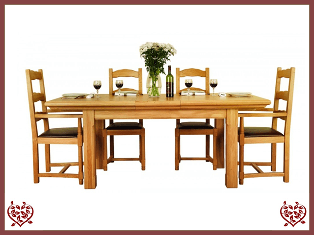 COURTIER OAK EXTENDING DINING TABLE | Paul Martyn Furniture UK