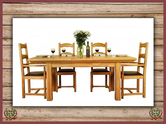 COURTIER OAK EXTENDING DINING TABLE | Paul Martyn Furniture UK