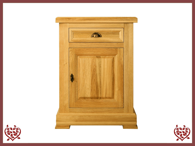 MANOR OAK CUPBOARD – 1 DOOR/1 DRAWER | Paul Martyn Furniture UK