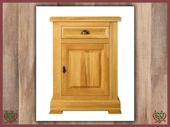 MANOR OAK CUPBOARD – 1 DOOR/1 DRAWER | Paul Martyn Furniture UK