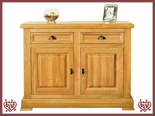 MANOR OAK SIDEBOARD – 2 DOORS/2 DRAWERS | Paul Martyn Furniture UK