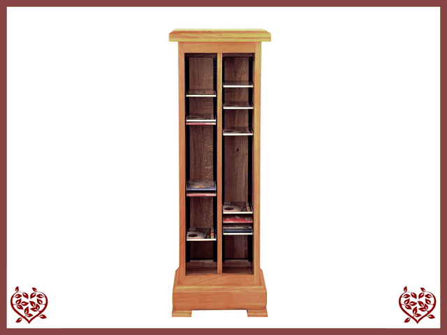 MANOR OAK CD RACK | Paul Martyn Furniture UK