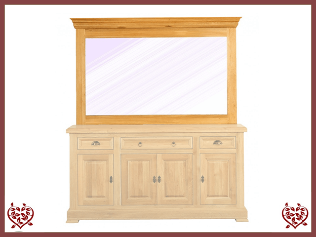 MANOR OAK LARGE MIRROR (ONLY) | Paul Martyn Furniture UK