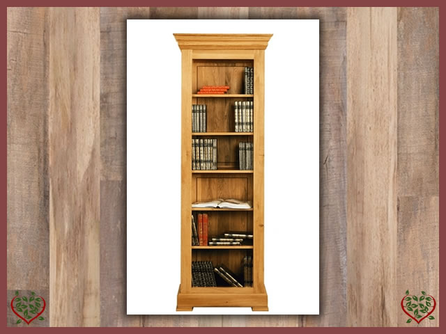 MANOR OAK BOOKCASE DISPLAY CABINET - 511270 | Paul Martyn Furniture UK