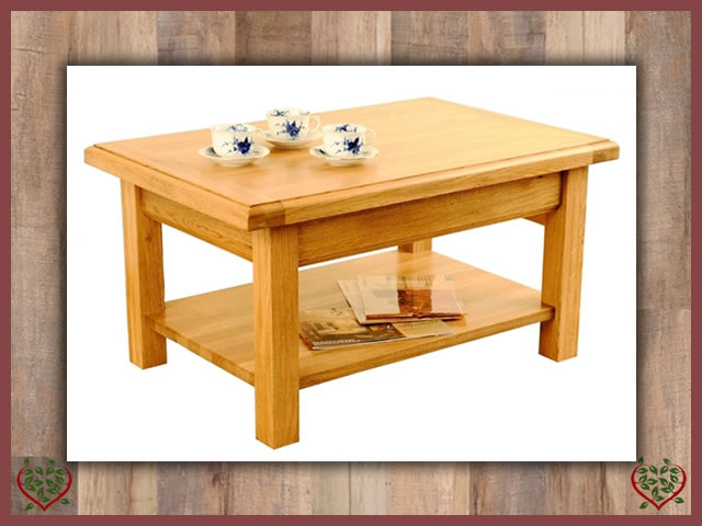 MANOR OAK COFFEE TABLE | Paul Martyn Furniture UK