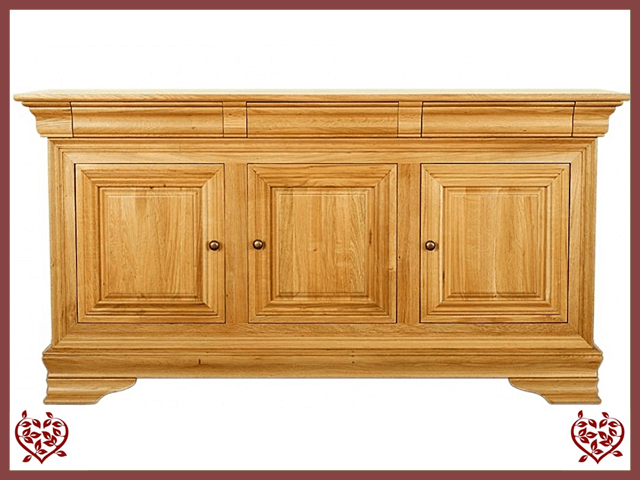 CHANCELLOR OAK SIDEBOARD, 3 DOORS/3 DRAWERS | Paul Martyn Furniture UK