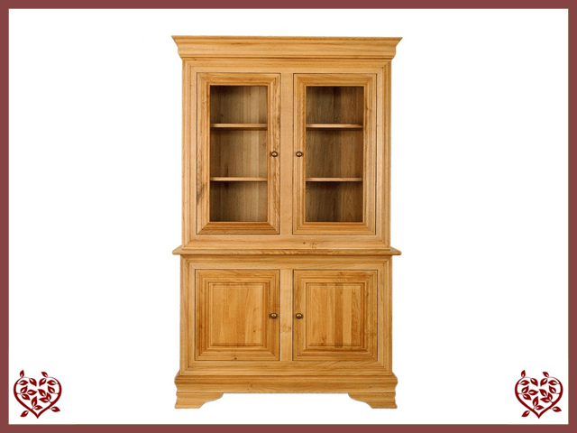 CHANCELLOR OAK CABINET BASE AND TOP, 4 DOORS | Paul Martyn Furniture UK