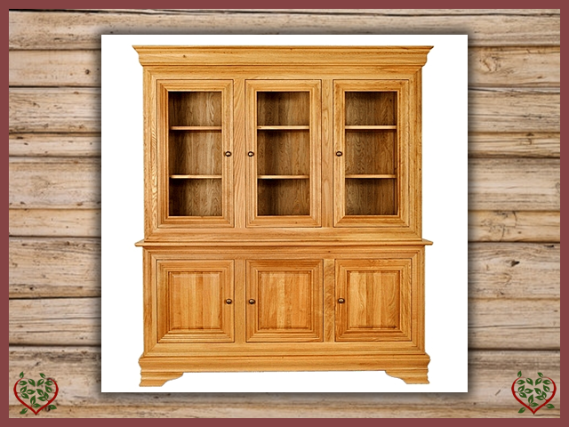 CHANCELLOR OAK CABINET BASE AND TOP, 6 DOORS | Paul Martyn Furniture UK