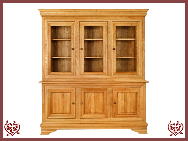 CHANCELLOR OAK CABINET BASE AND TOP, 6 DOORS | Paul Martyn Furniture UK