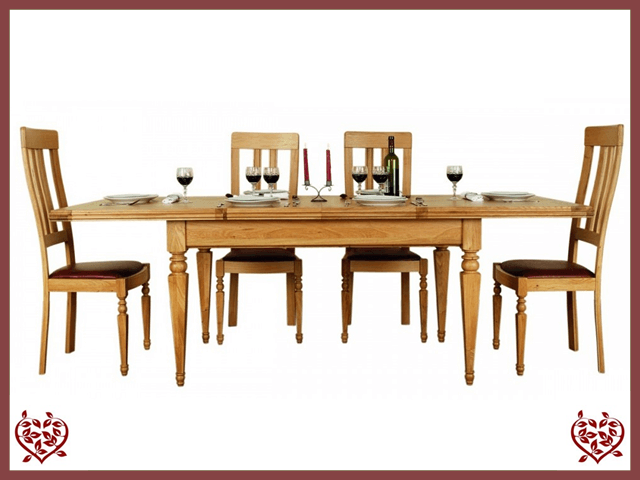 CHANCELLOR OAK EXTENDING DINING TABLE | Paul Martyn Furniture UK