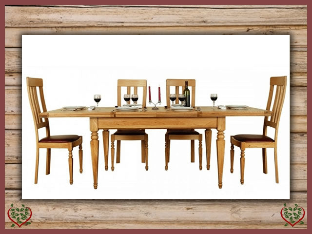 CHANCELLOR OAK EXTENDING DINING TABLE | Paul Martyn Furniture UK