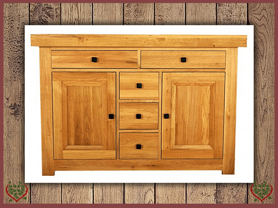 AUBUSSON OAK 2 DOOR SIDEBOARD DRESSER BASE | Paul Martyn Furniture UK