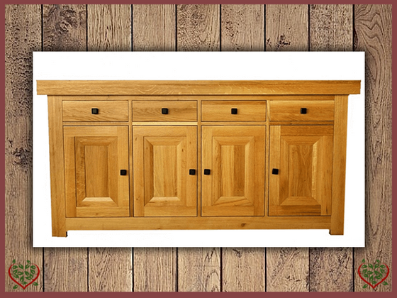 AUBUSSON OAK 4 DOOR SIDE BOARD SERVER | Paul Martyn Furniture UK