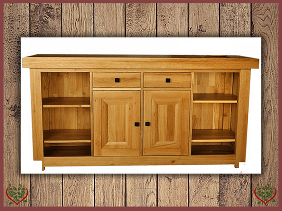 AUBUSSON OAK 2 DOOR/DRAWER SIDEBOARD | Paul Martyn Furniture UK