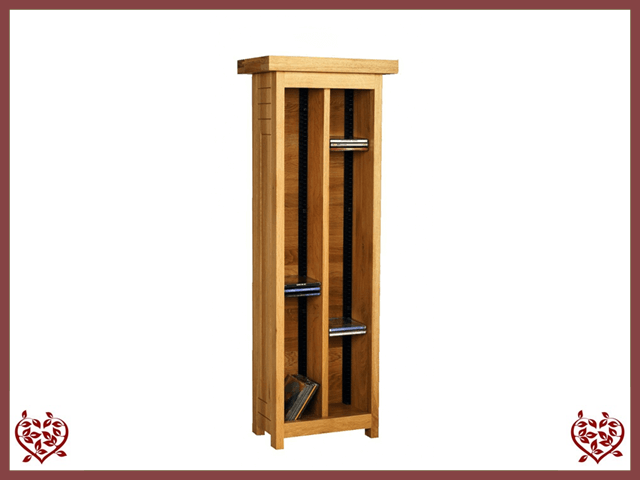 AUBUSSON OAK CD STORAGE UNIT | Paul Martyn Furniture UK