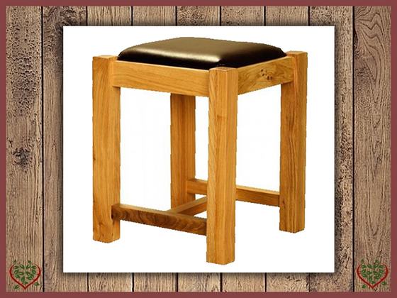 LEATHER STOOL | AUBUSSON COLLECTION - Paul Martyn Furniture