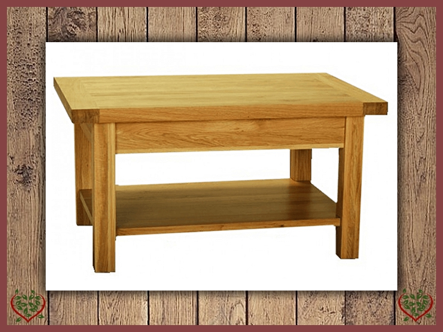 AUBUSSON OAK SMALL COFFEE TABLE | Paul Martyn Furniture UK