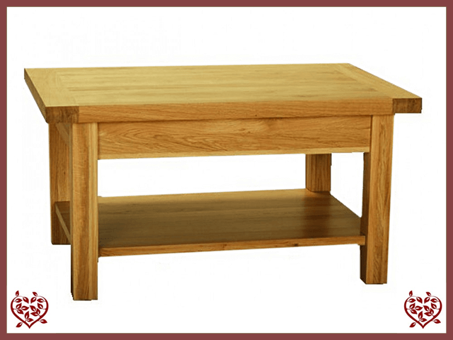 AUBUSSON OAK SMALL COFFEE TABLE | Paul Martyn Furniture UK