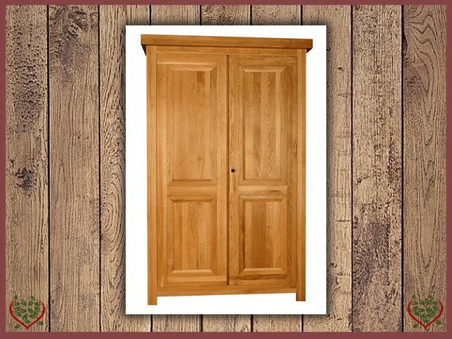 AUBUSSON OAK 2 DOOR WARDROBE | Paul Martyn Furniture UK