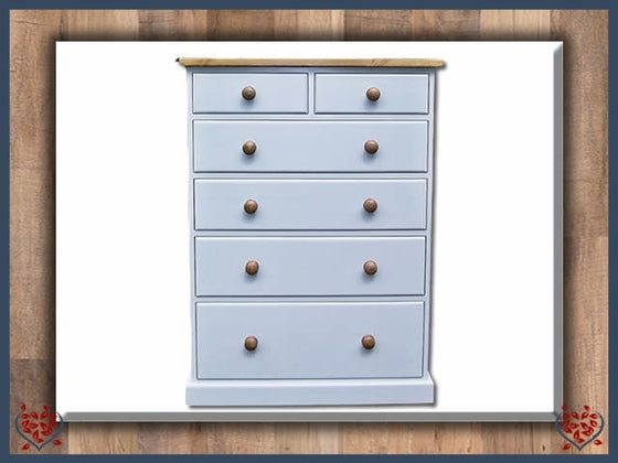 2 OVER 4 CHEST OF DRAWERS