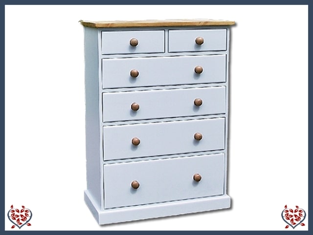 2 OVER 4 CHEST OF DRAWERS