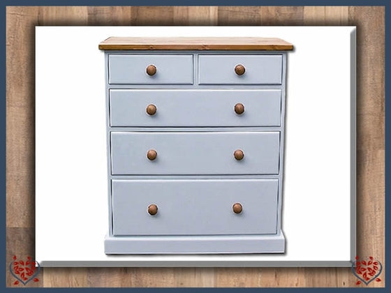 2 OVER 3 CHEST OF DRAWERS